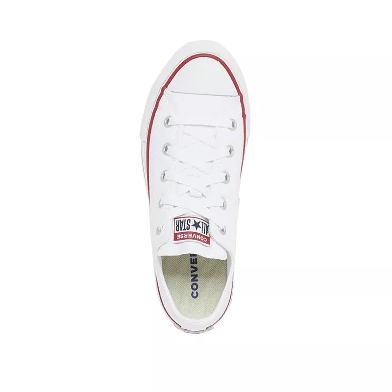 Baskets Converse Canvas All Star Lift Hi Jr - Blanc Bleu