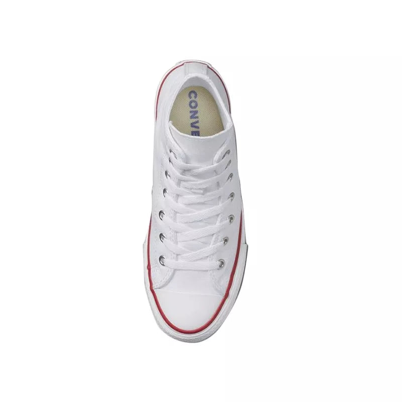 Converse Canvas All Star Lift Hi Jr Sneakers - White/Blue
