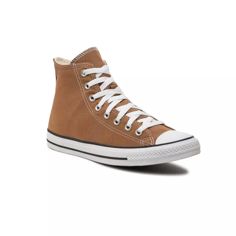 Zapatillas altas de lona - Marrón