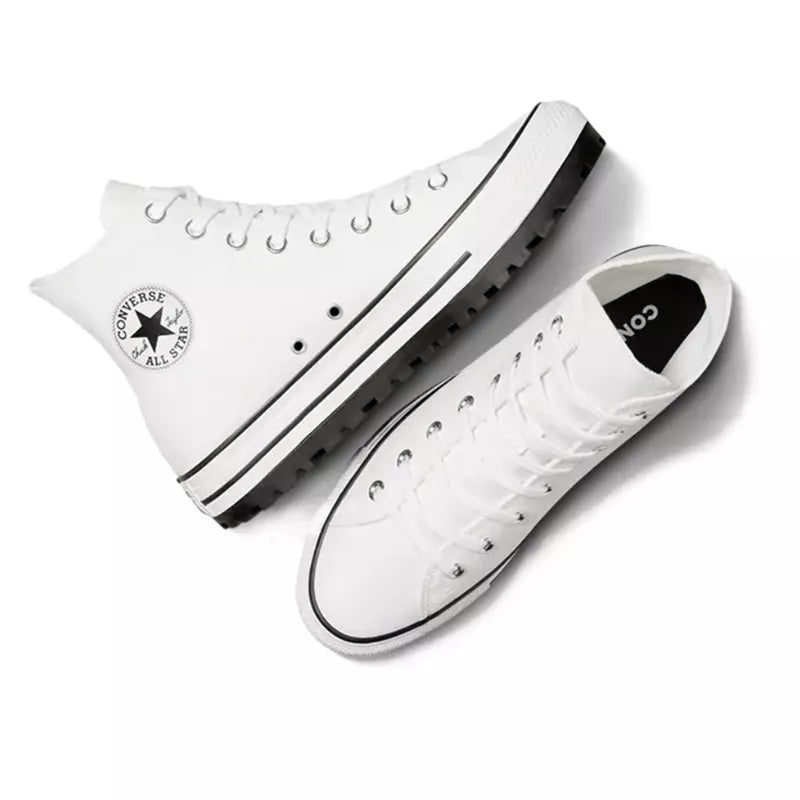 Zapatillas altas City Trek de lona - Blanco