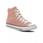 Zapatillas altas de lona - Rosa/Marrón