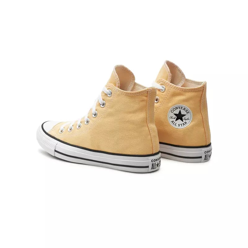 Canvas Hi Sneakers - Yellow