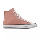 Zapatillas altas de lona - Rosa/Marrón