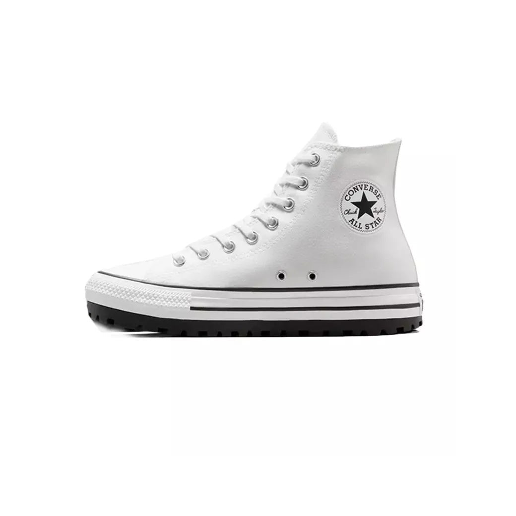 Zapatillas altas City Trek de lona - Blanco