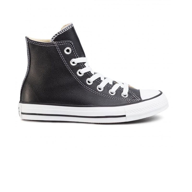 Chuck Taylor All Star Leather High Top Sneakers - Black