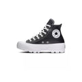 Zapatillas Converse Chuck Taylor All Star de cuero con tacos - Negro, Blanco.