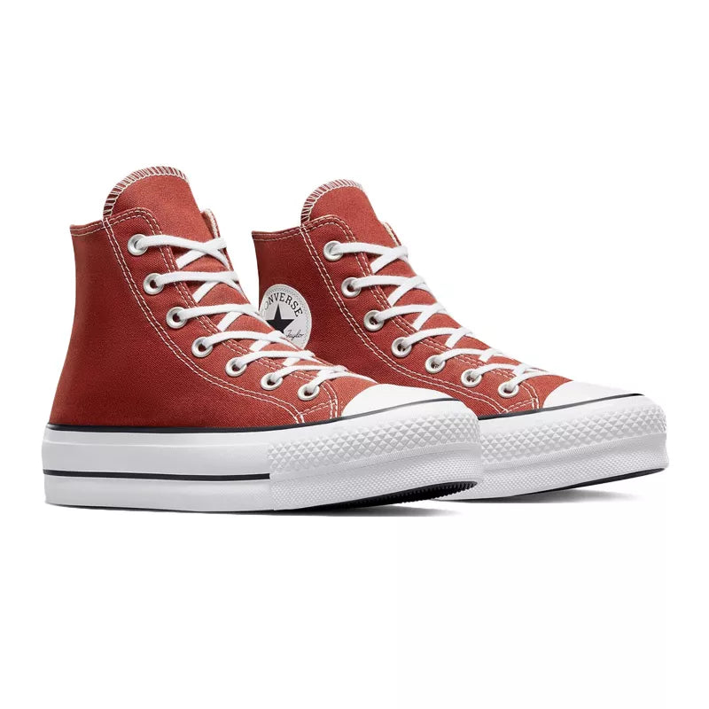 Hi All Star Lift Sneakers - Burgundy