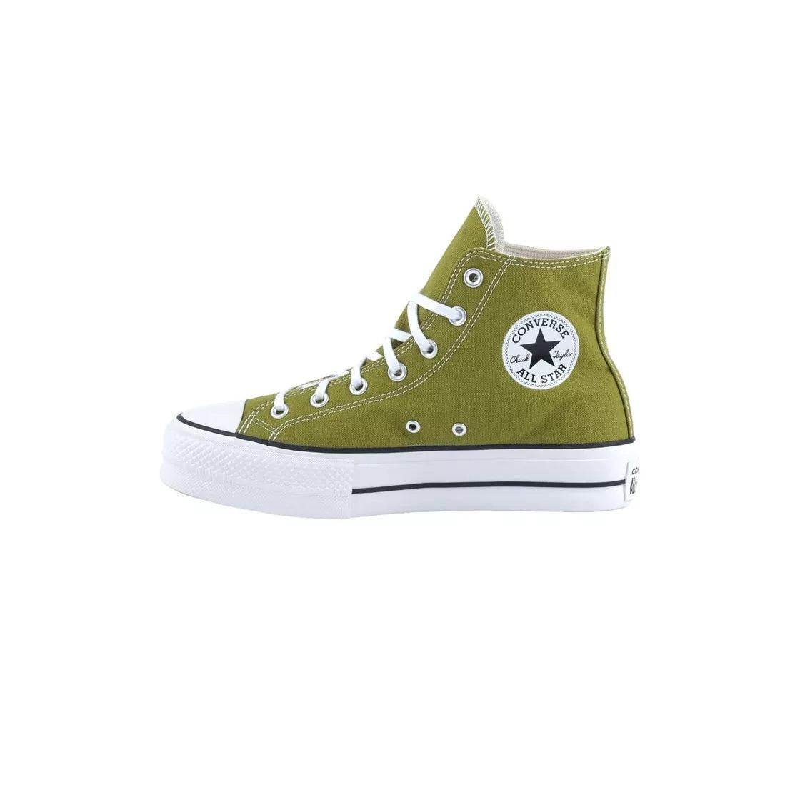 Zapatillas altas Converse Platform Canvas - Caqui/Blanco