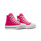 Baskets Platforme Canvas Hi - Rose/Blanc