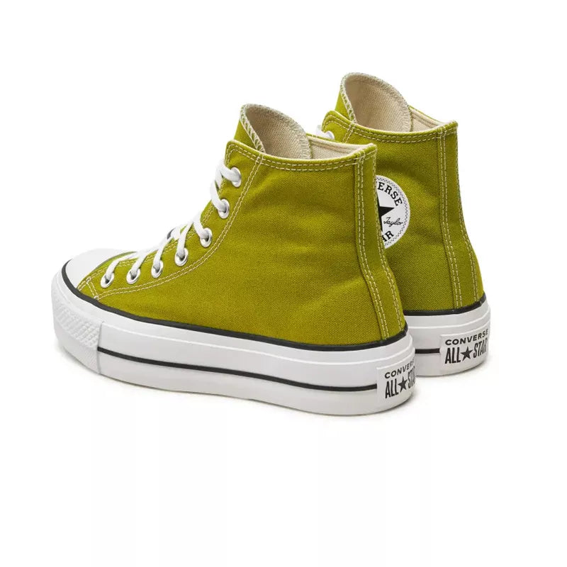 Zapatillas altas Converse Platform Canvas - Caqui/Blanco