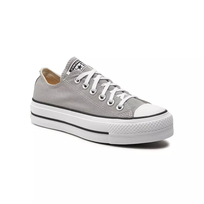 Zapatillas Plataforma Canvas Hi - Gris