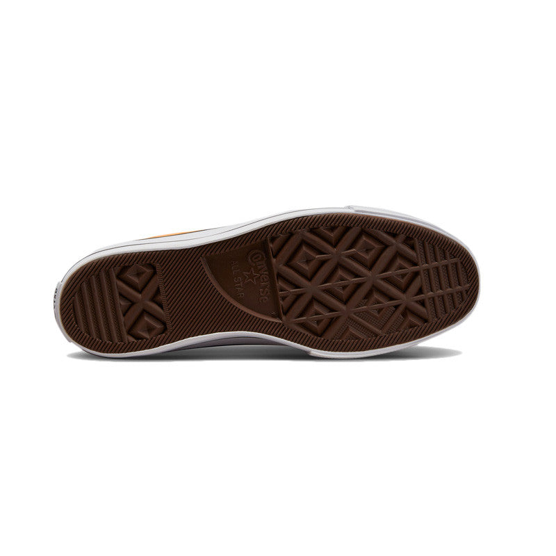 Canvas Hi Platform Sneakers - Orange