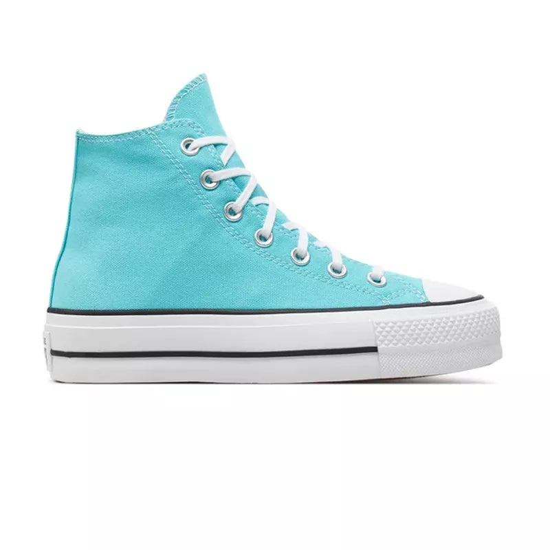 Baskets Platforme Canvas Hi - Bleu