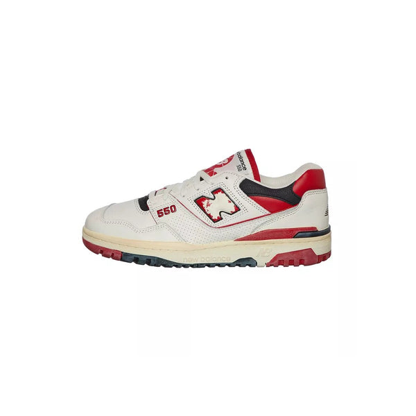Bb550 Sneakers - White And Red