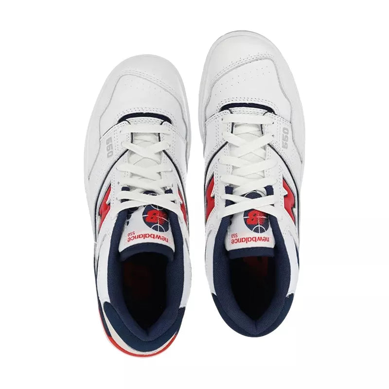Zapatillas Bb550 - Blanco Rojo Azul
