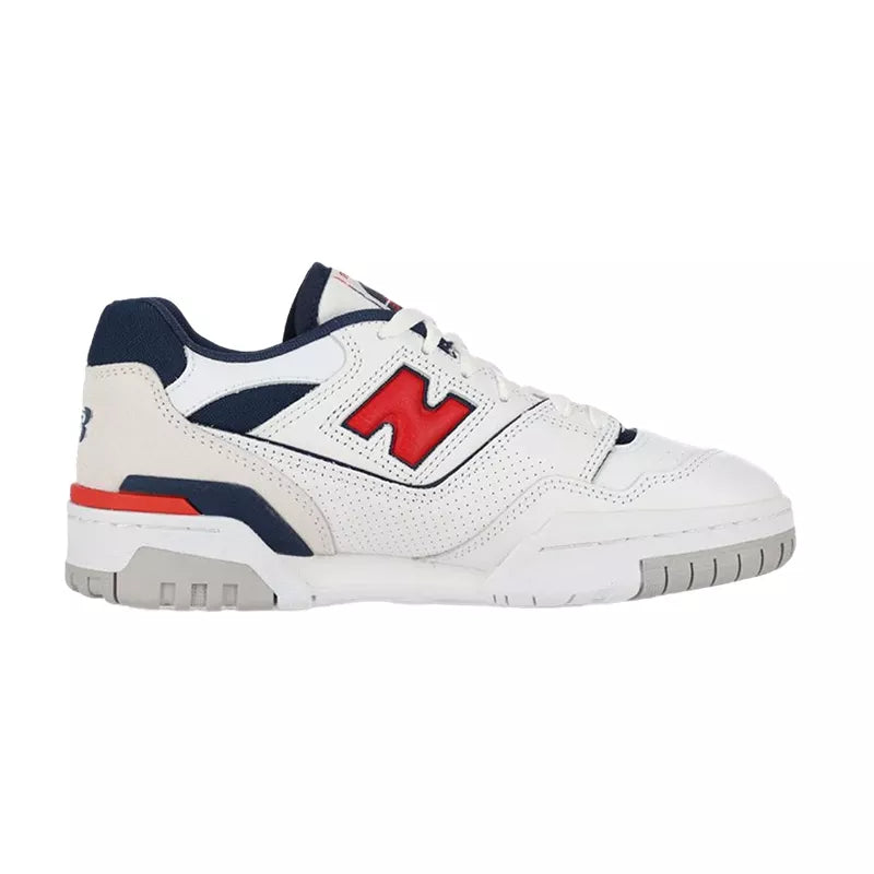 Zapatillas Bb550 - Blanco Rojo Azul