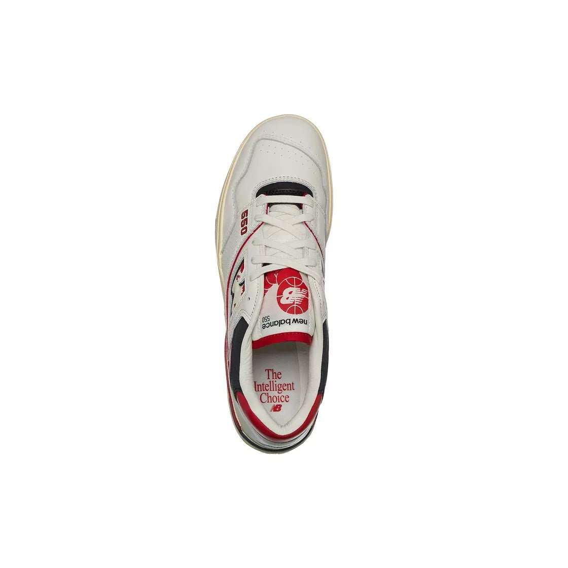 Bb550 Sneakers - White And Red