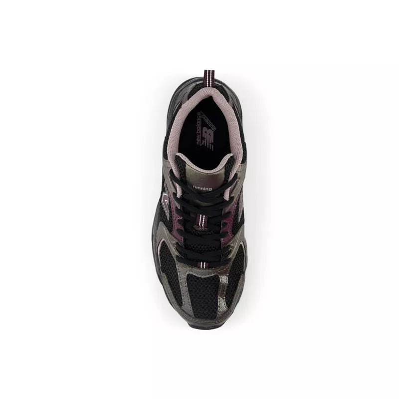 Baskets Mr530 - Noir/Noir Métallisé/Marron Prune