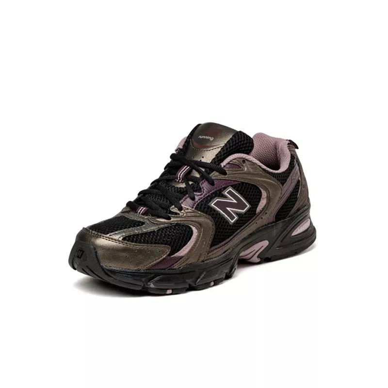 Baskets Mr530 - Noir/Noir Métallisé/Marron Prune