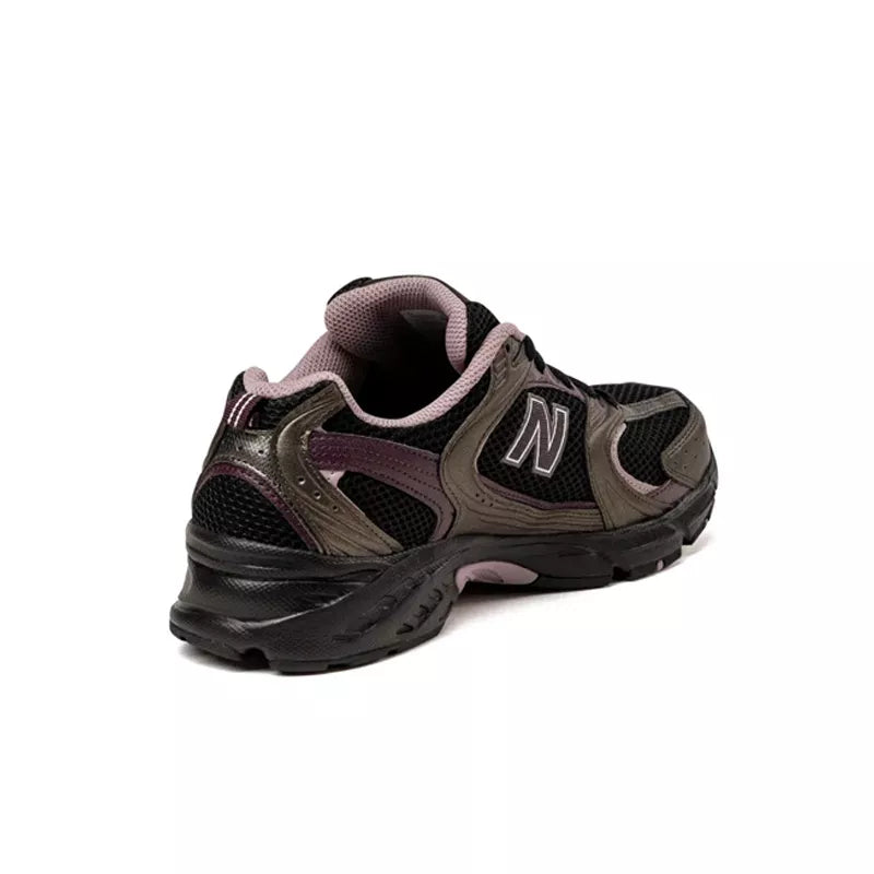 Baskets Mr530 - Noir/Noir Métallisé/Marron Prune