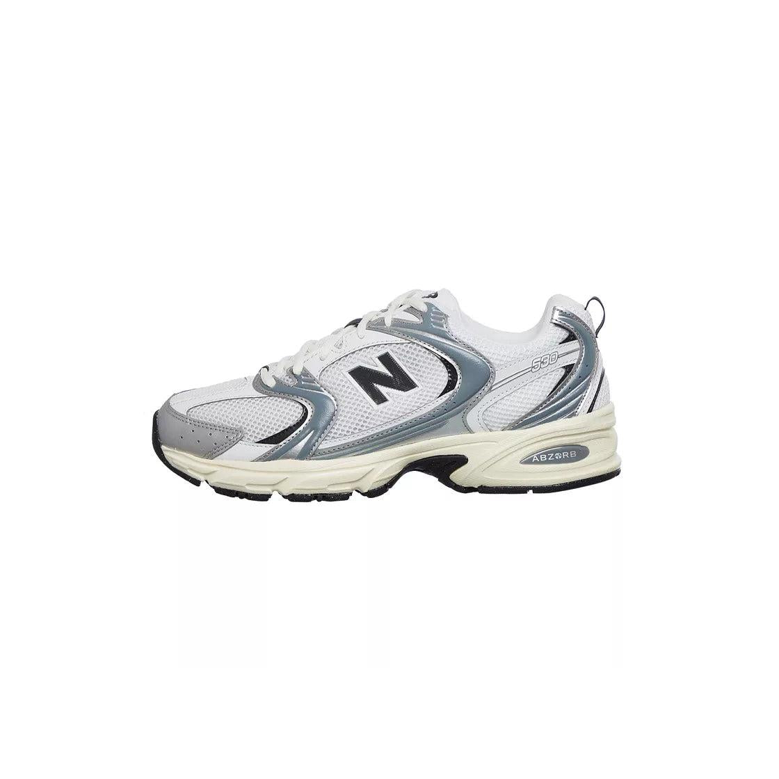 New Balance U530 Zapatillas - Blanco, Plata, Negro