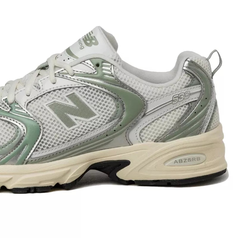 New Balance U530 Sneakers - White/Silver/Green