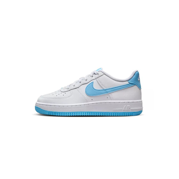 Baskets Air Force 1 (Gs) - Blanc Et Bleu Ciel