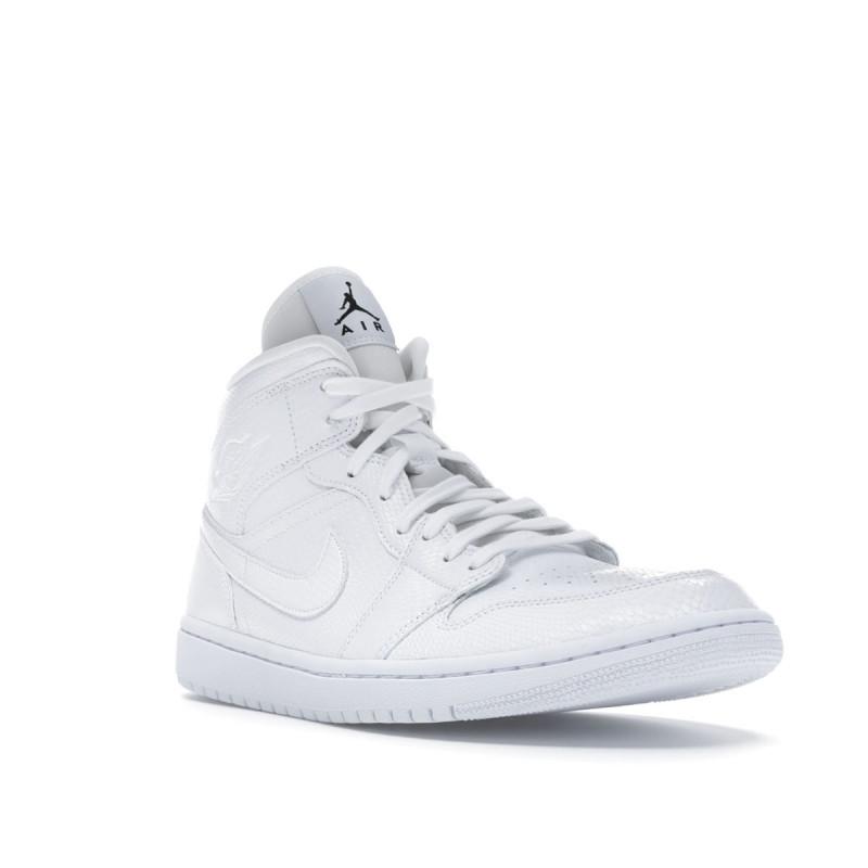 Nike Air Jordan 1 Mid Trainers - White - Women's