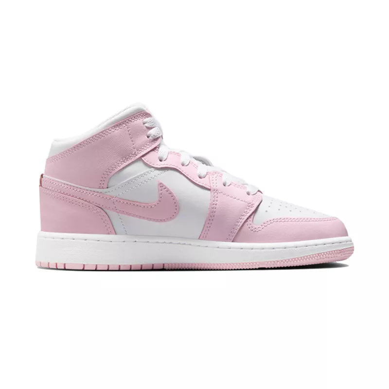 Nike Air Jordan 1 Mid Gs Sneakers - Pink/White