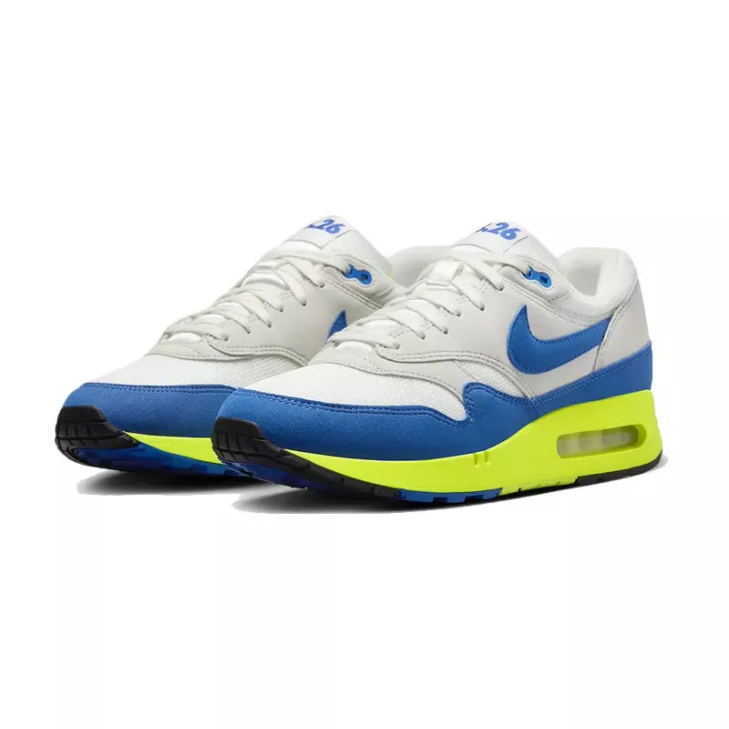 Air Max 1 86 Og Sneakers - Royal Blue, White, Yellow, Gray
