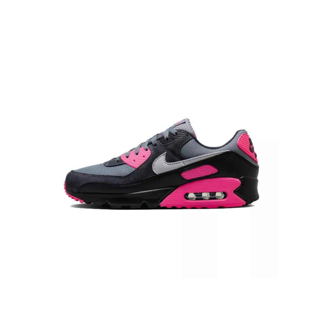 Zapatillas Nike Air Max 90 - Gris, Negro, Rosa.