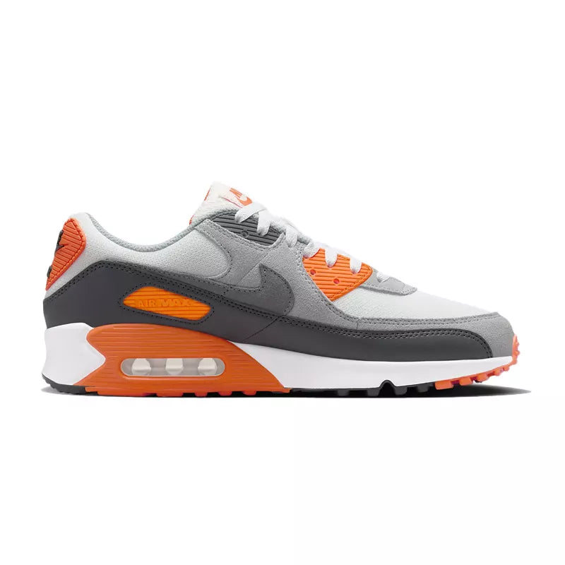 Nike Air Max 90 Sneakers - White/Grey/Fluo Orange