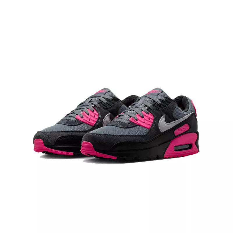Zapatillas Nike Air Max 90 - Gris, Negro, Rosa.