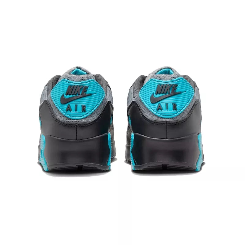 Baskets Nike Air Max 90 - Gris, Noir, Bleu Turquoise