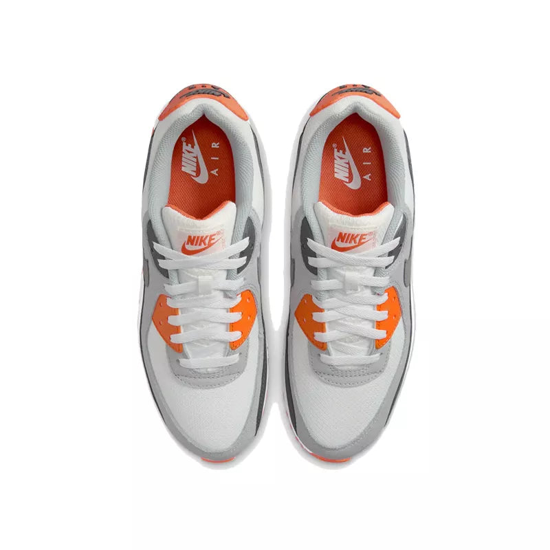 Nike Air Max 90 Sneakers - White/Grey/Fluo Orange
