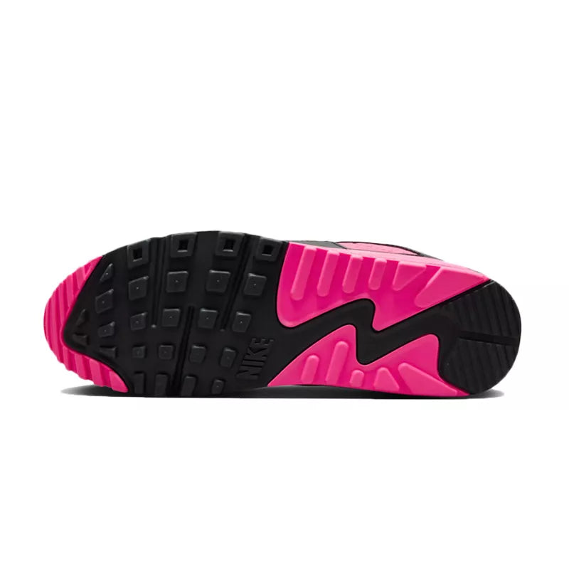Zapatillas Nike Air Max 90 - Gris, Negro, Rosa.