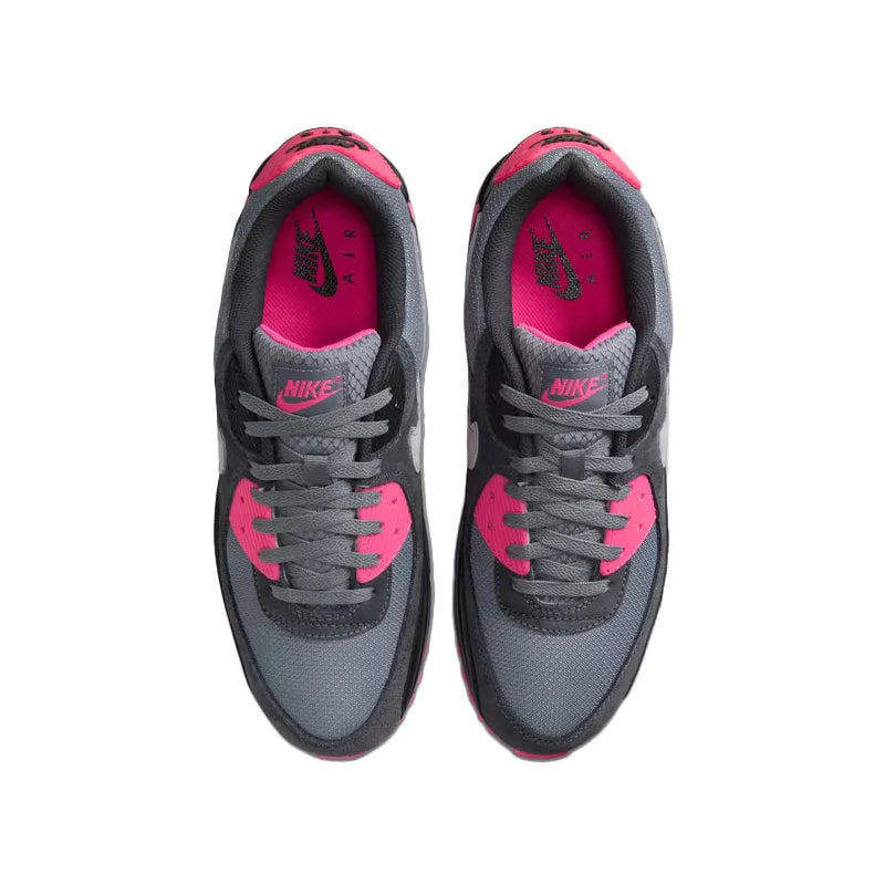 Zapatillas Nike Air Max 90 - Gris, Negro, Rosa.