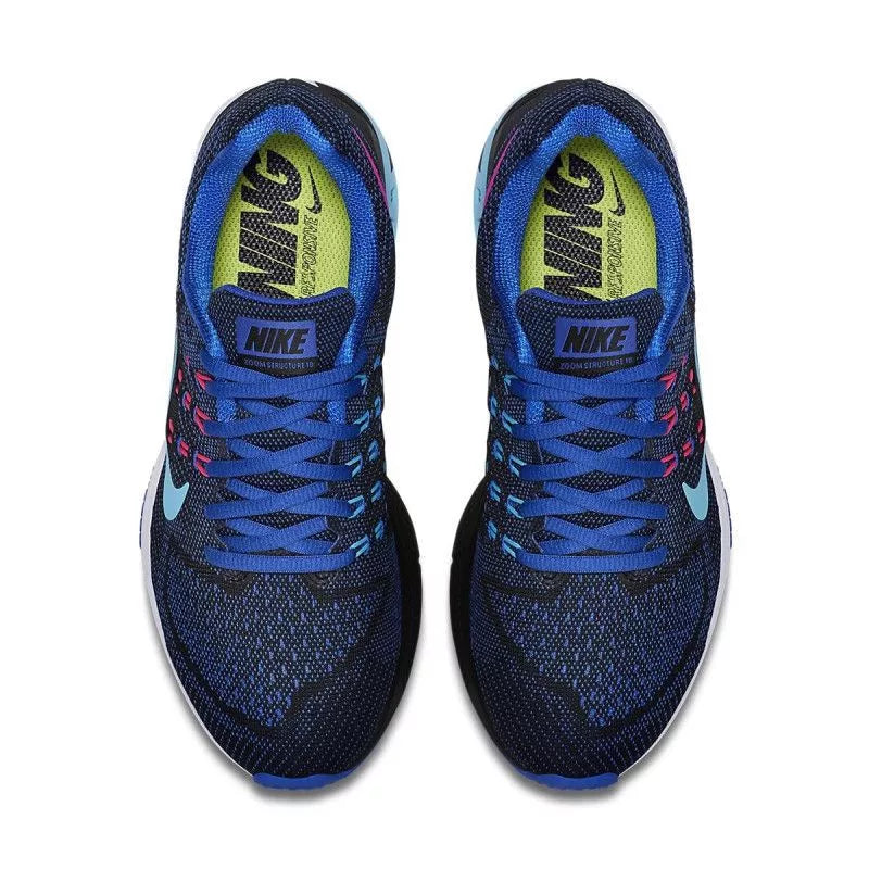 Nike Air Zoom Structure 18 Sneakers - Black/Royal Blue