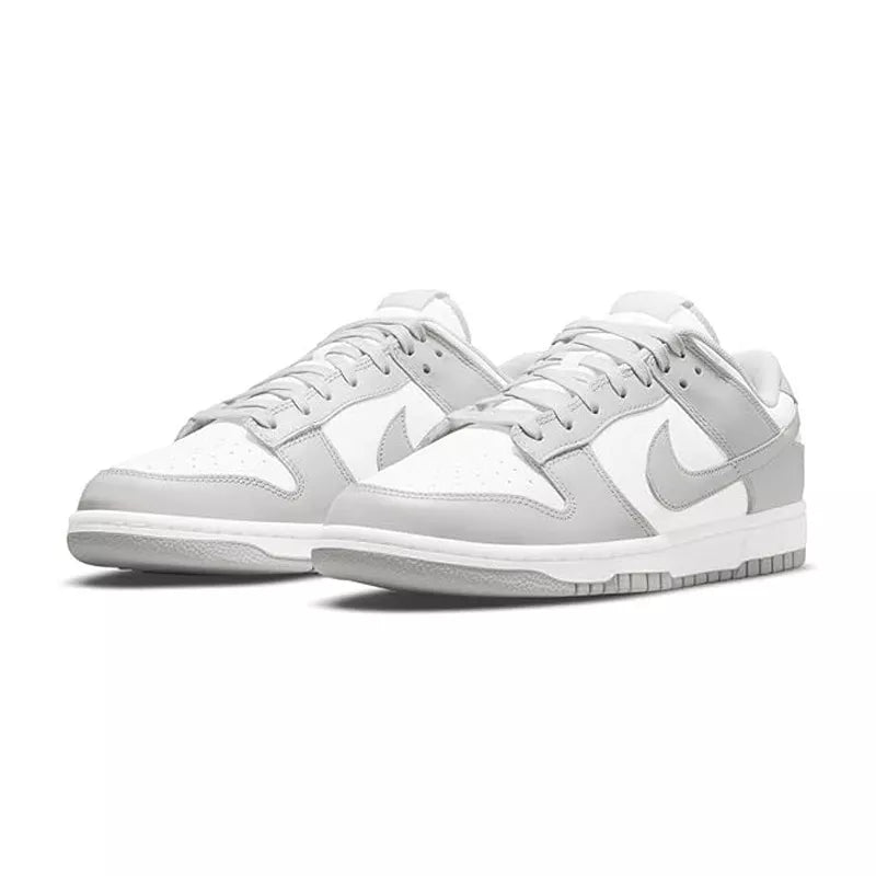 Baskets Nike Dunk Lo Retro - Gris Et Blanc
