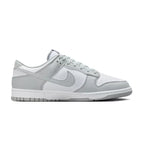 Nike Dunk Low Retro Sneakers - Gray and White