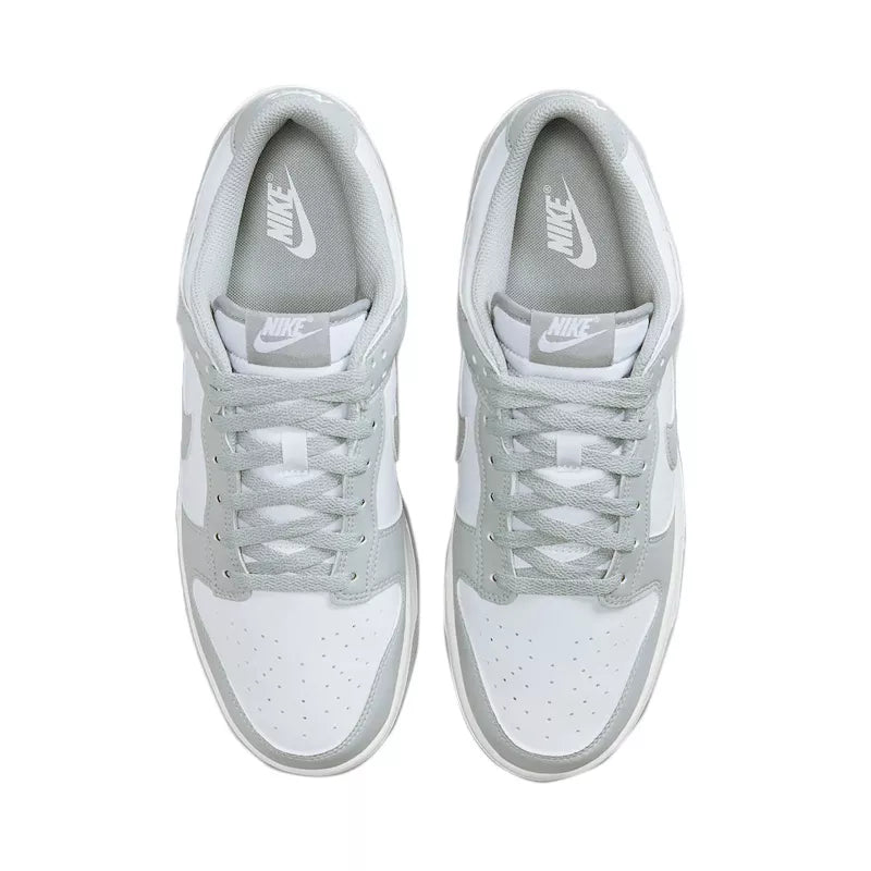Nike Dunk Low Retro Sneakers - Gray and White