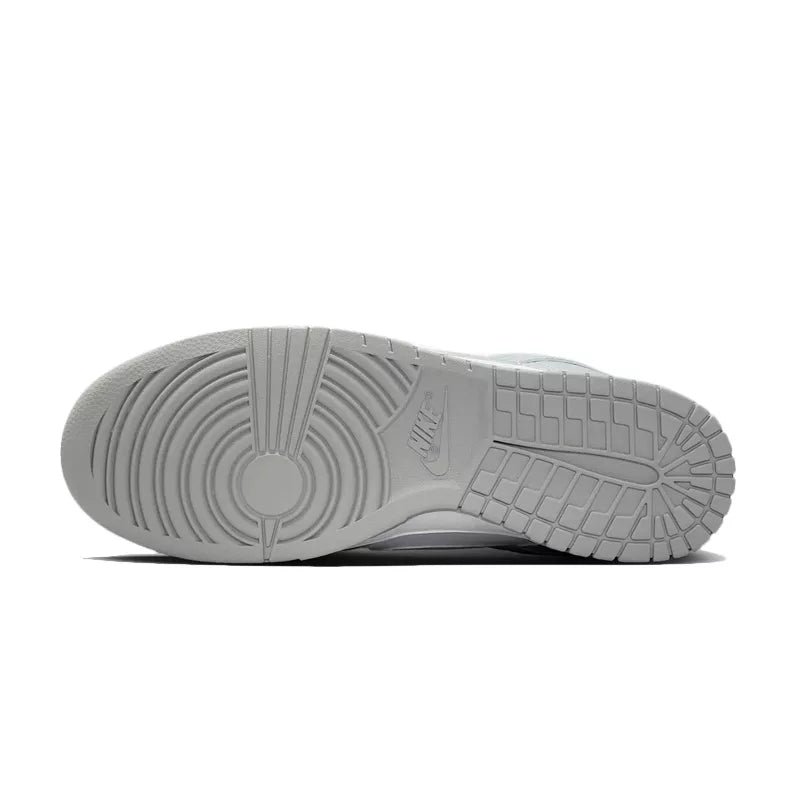 Nike Dunk Low Retro Sneakers - Gray and White