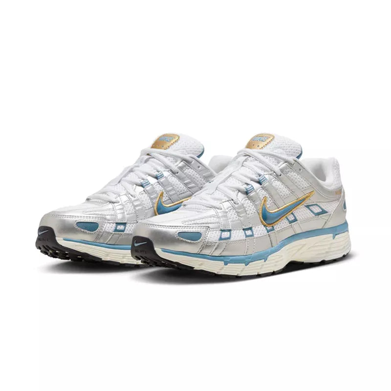 Nike P-6000 Sneakers - White/Sky Blue/Silver