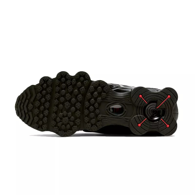 Nike Shox Tl Zapatillas - Negro Y Plata