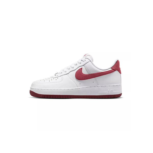 W Air Force 1 07 Sneakers - White And Burgundy