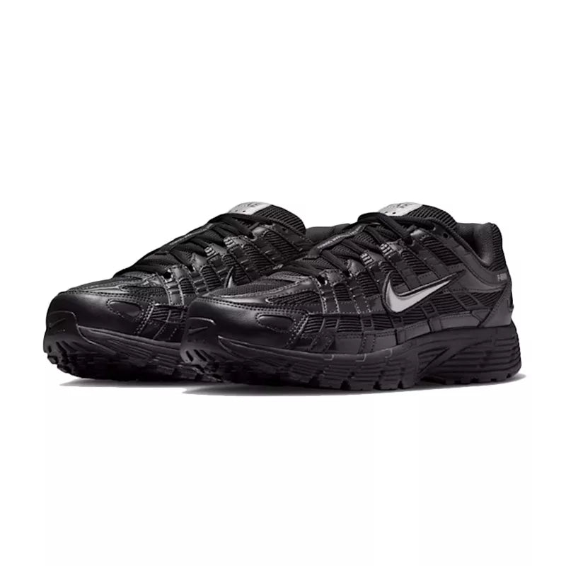 Nike Wms P-6000 Zapatillas - Negro Y Plata