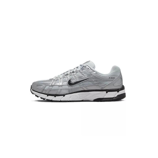 Nike Wms P-6000 Sneakers - Gray And White