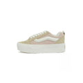 Knu-Skool Stack Sneakers - Beige/Pink - Women's