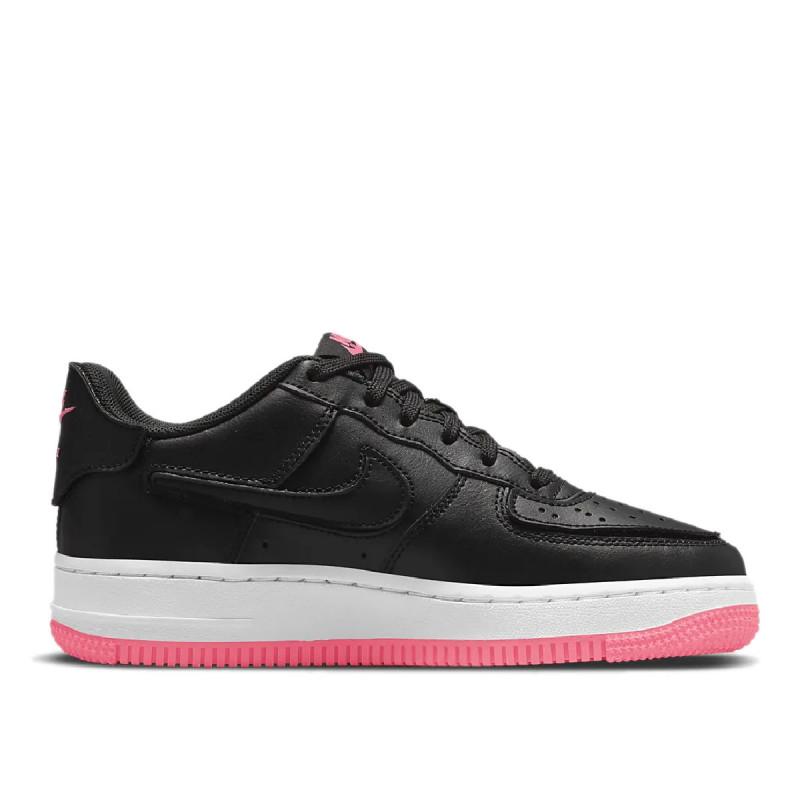 Air Force 1 Trainers (GS) - Black - Women