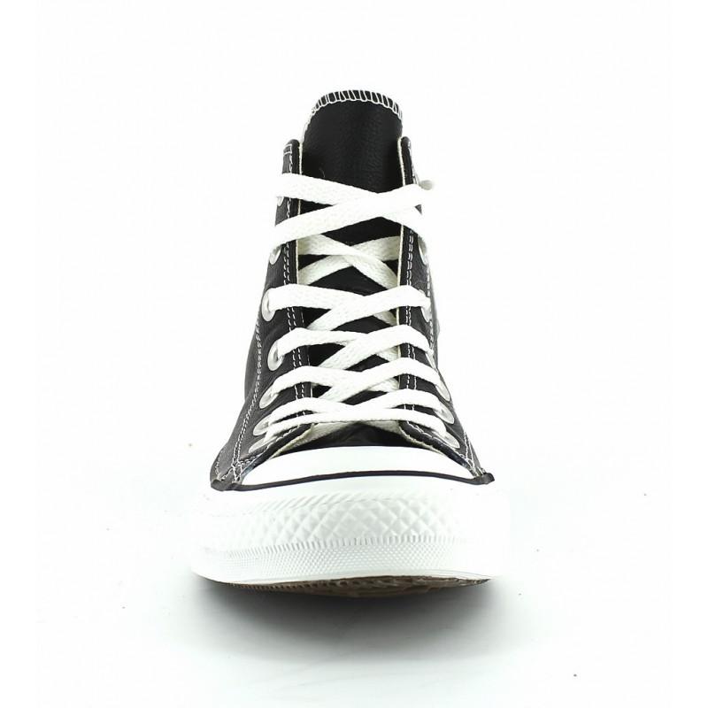 All Star Leather Hi Trainers - Black